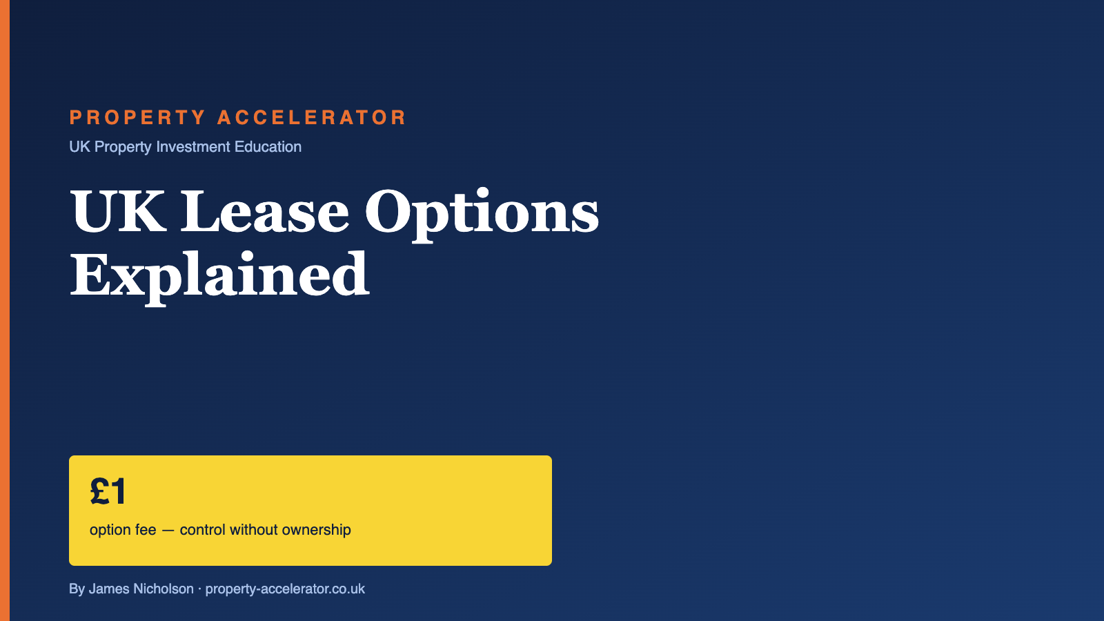 UK Lease Options Explained — Property Accelerator