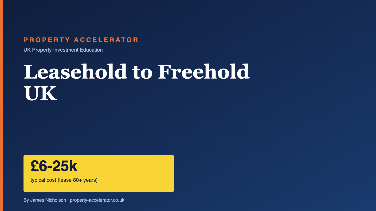 Leasehold to Freehold UK — Property Accelerator